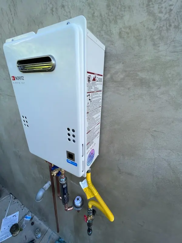 Tankless water heater installation for Fairview Knolls homes